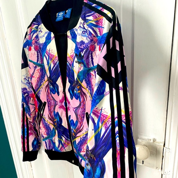 Unique print adidas track jacket - Picture 2 of 6